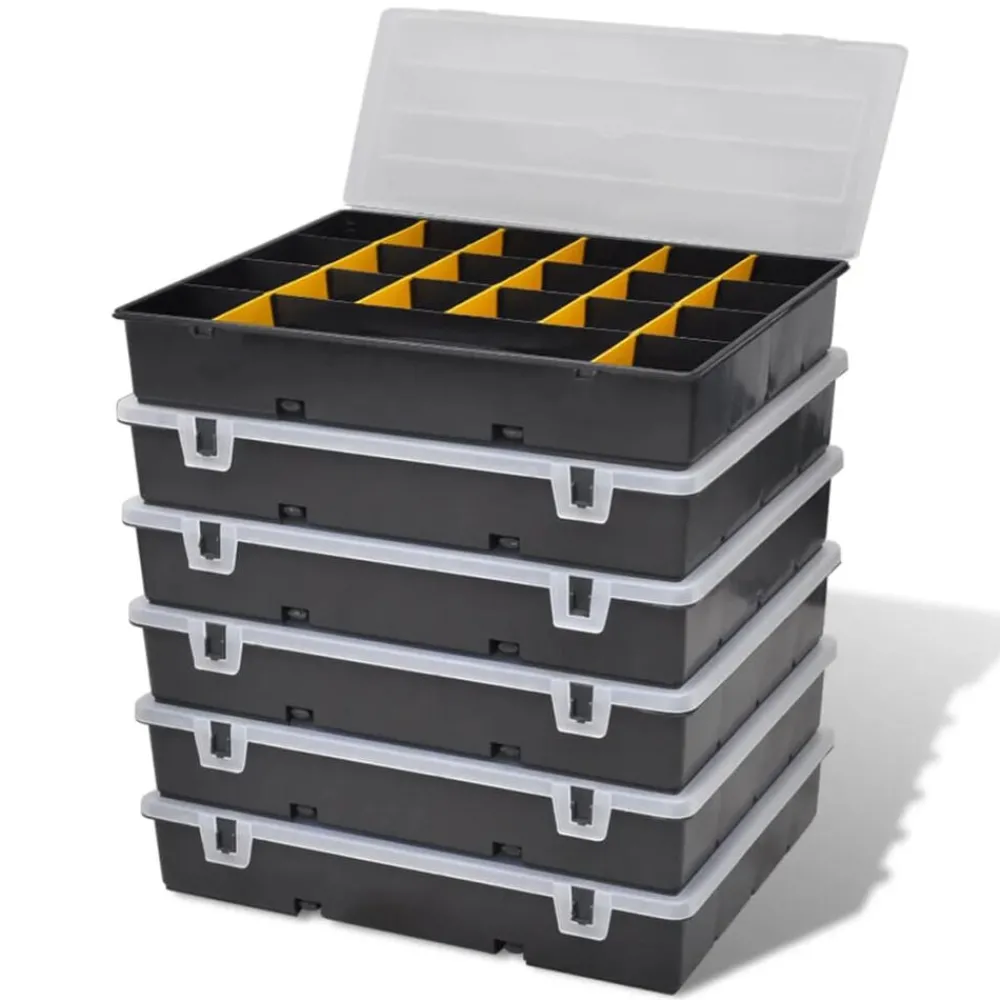 Accessoires De Quincaillerie-vidaXL Boîte à outils 6 pcs