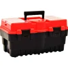 vidaXL Boîte à outils Plastique 462x256x242 mm Rouge