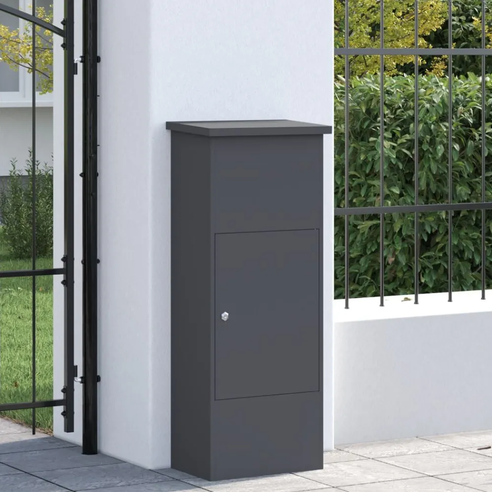 vidaXL Boîte de dépôt de colis 44,5 x 29 x 110,5 cm Acier