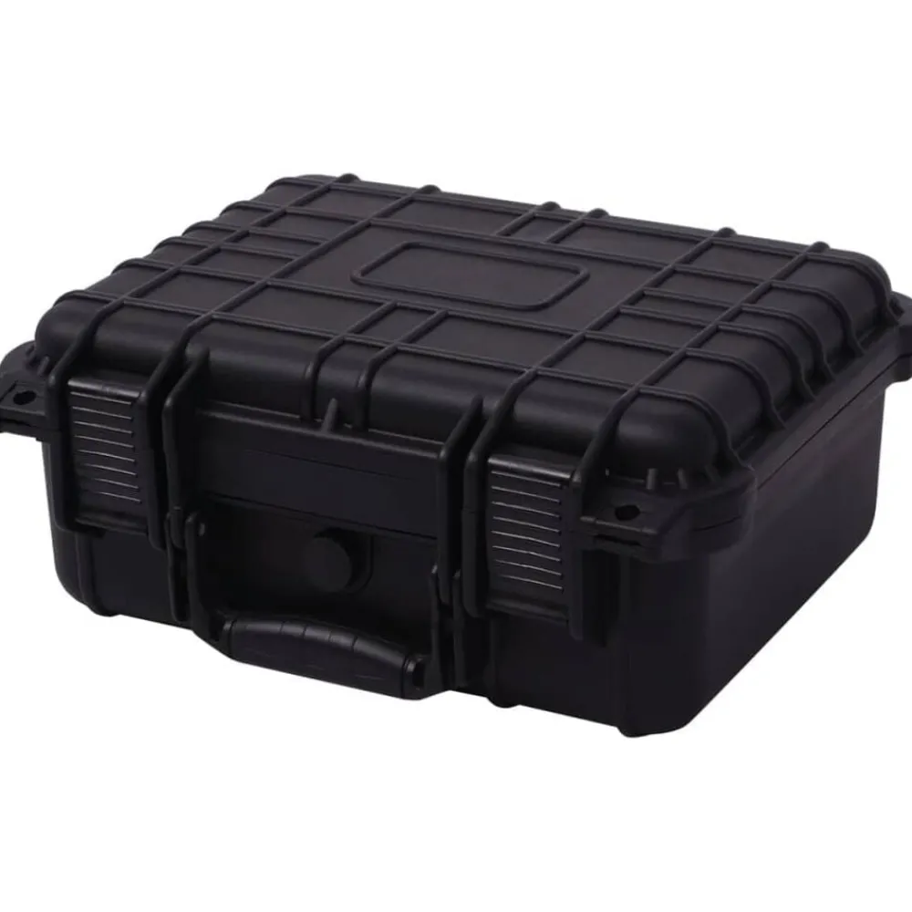 vidaXL Boîte de protection pour équipement 35 x 29,5 x 15 cm noir