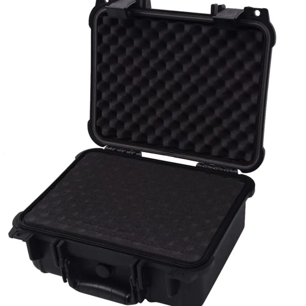 vidaXL Boîte de protection pour équipement 35 x 29,5 x 15 cm noir