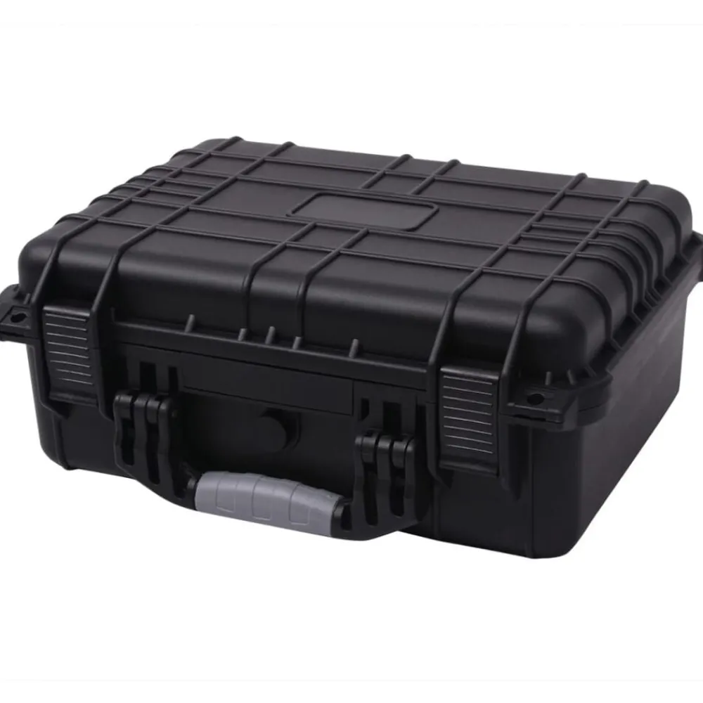 vidaXL Boîte de protection pour équipement 40,6 x 33 x 17,4 cm noir