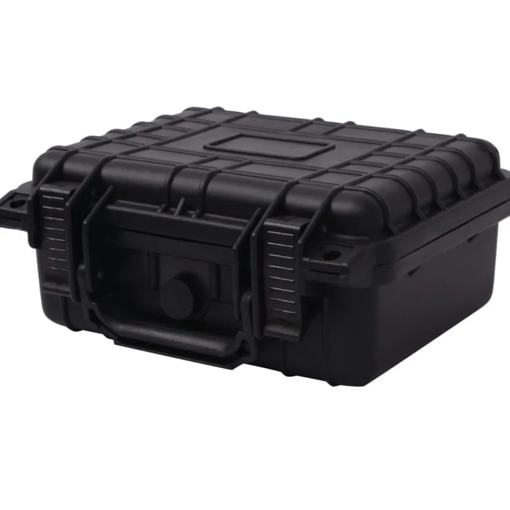 Appareils Photo-vidaXL Boîte de protection pour équipement 27 x 24,6 x 12,4 cm noir