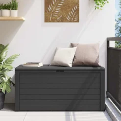 Mobilier De Jardin-vidaXL Boîte de rangement de jardin 116x44x55 cm Anthracite