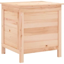 Mobilier De Jardin-vidaXL Boîte de rangement de jardin 50x49x56,5 cm bois massif de sapin Naturel
