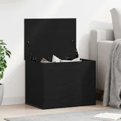 Armoires & Meubles De Rangement-vidaXL Boîte de Rangement Chêne noir 60 x 42 x 46 cm Bois d'ingénierie Ch&ecirc;ne noir