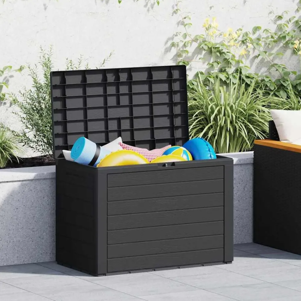 Mobilier De Jardin-vidaXL Boîte de rangement de jardin 78x44x55 cm Anthracite