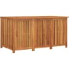 vidaXL Boîte de rangement de jardin 150x80x75 cm bois massif d'acacia