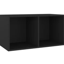 vidaXL Boîte de rangement de vinyles 71x34x36cm Bois d'ingénierie