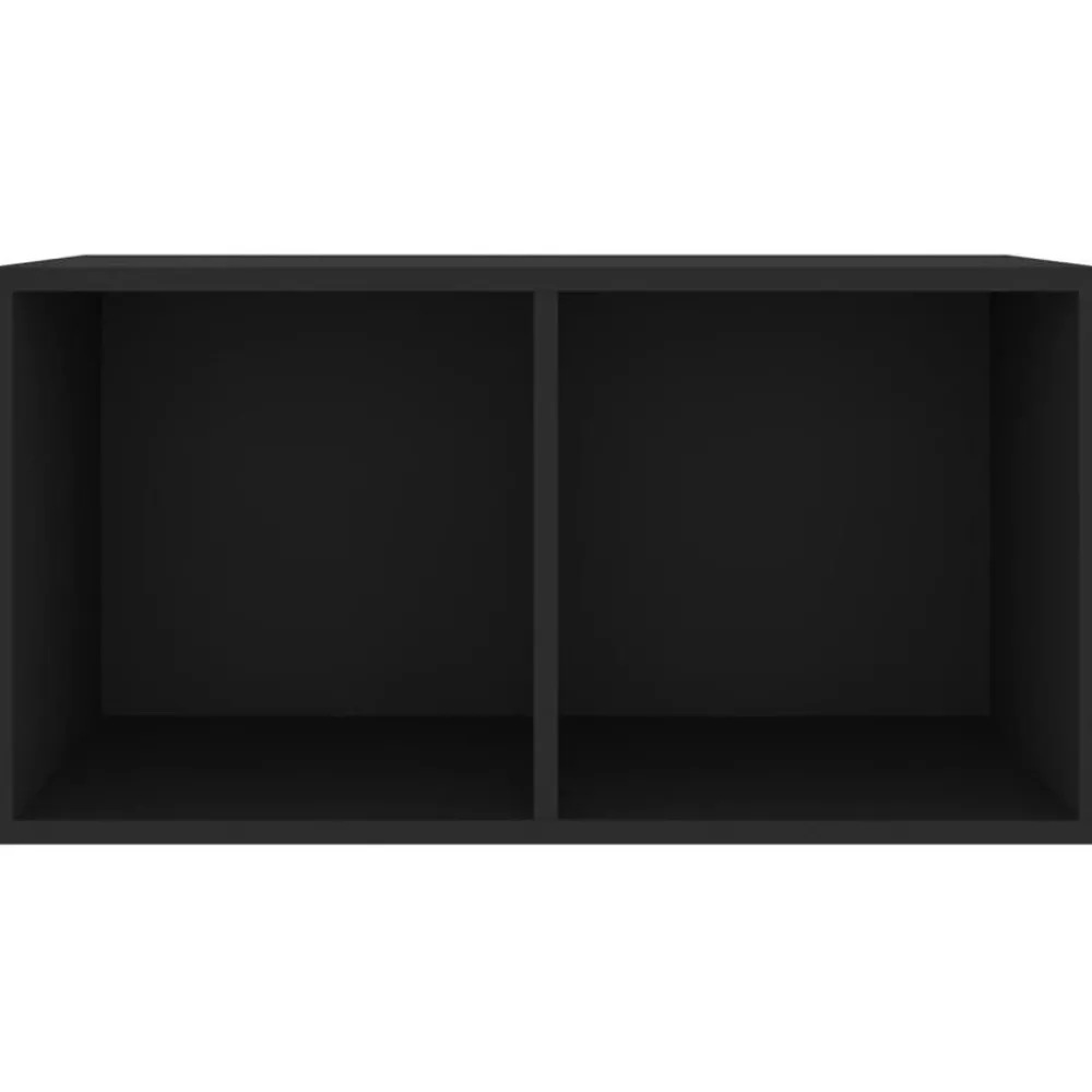 vidaXL Boîte de rangement de vinyles 71x34x36cm Bois d'ingénierie