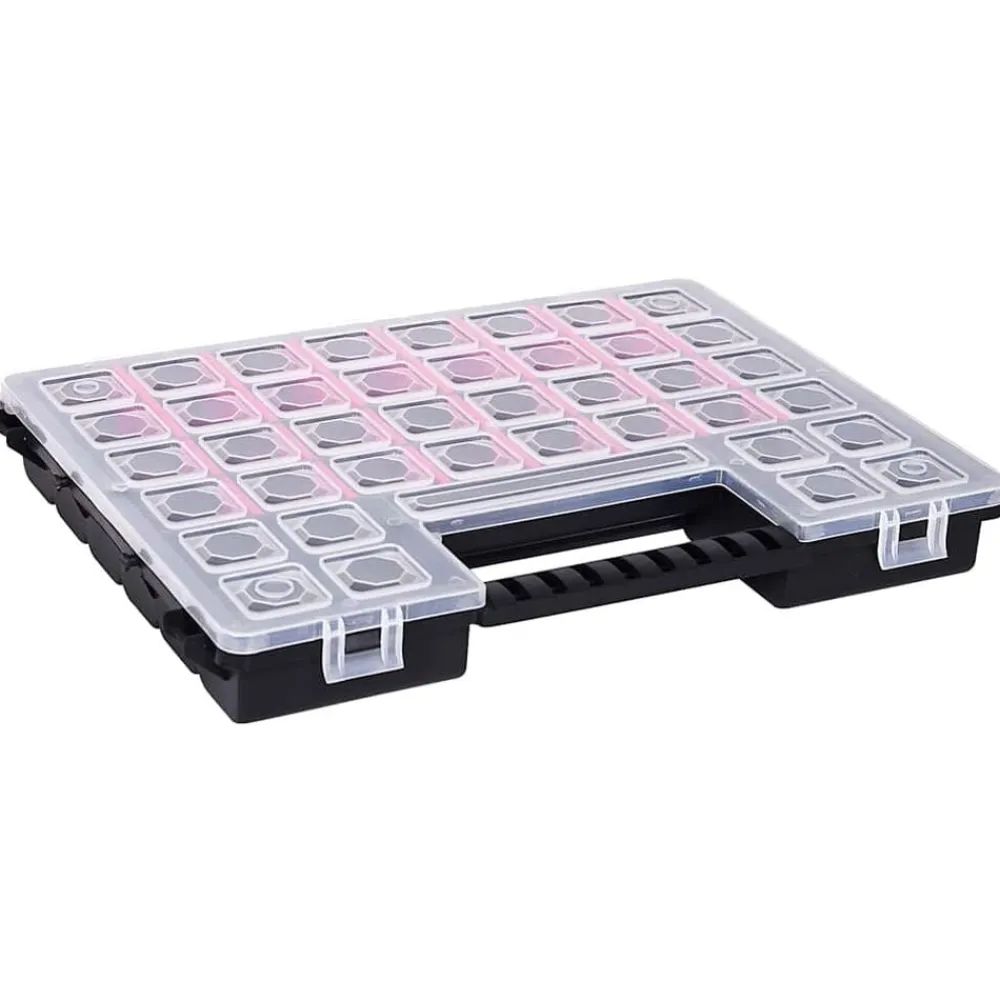 vidaXL Boîtes d'assortiment 5 pcs 385x283x50 mm Plastique