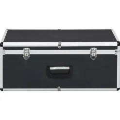 vidaXL Boîtes de rangement 2 pcs Aluminium
