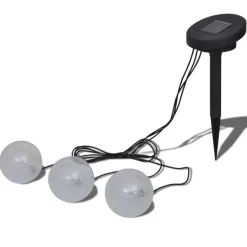vidaXL Boules solaires flottantes 3 LED pour étang piscine