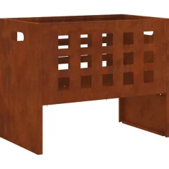 vidaXL Braise Marron 50 x 30 x 40 cm Acier