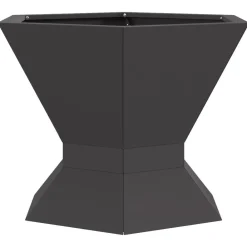 vidaXL Braise Noir 50 x 50 x 40 cm Acier