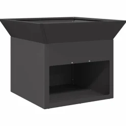 Cheminées-vidaXL Braise 50 x 50 x 40 cm Acier Noir
