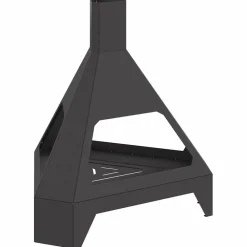 vidaXL Braise Noir 50 x 43 x 52 cm Acier
