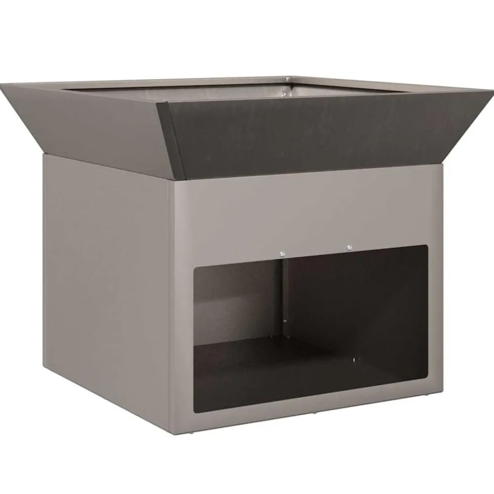 vidaXL Braise Rouillé 50 x 50 x 40 cm Acier résistant aux intempéries