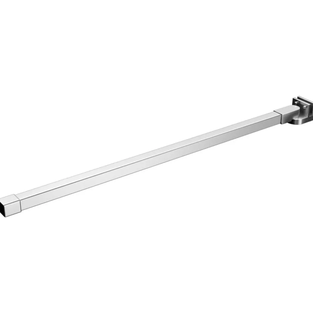 Plomberie-vidaXL Bras de support pour enclos de bain Acier inoxydable 70-120 cm
