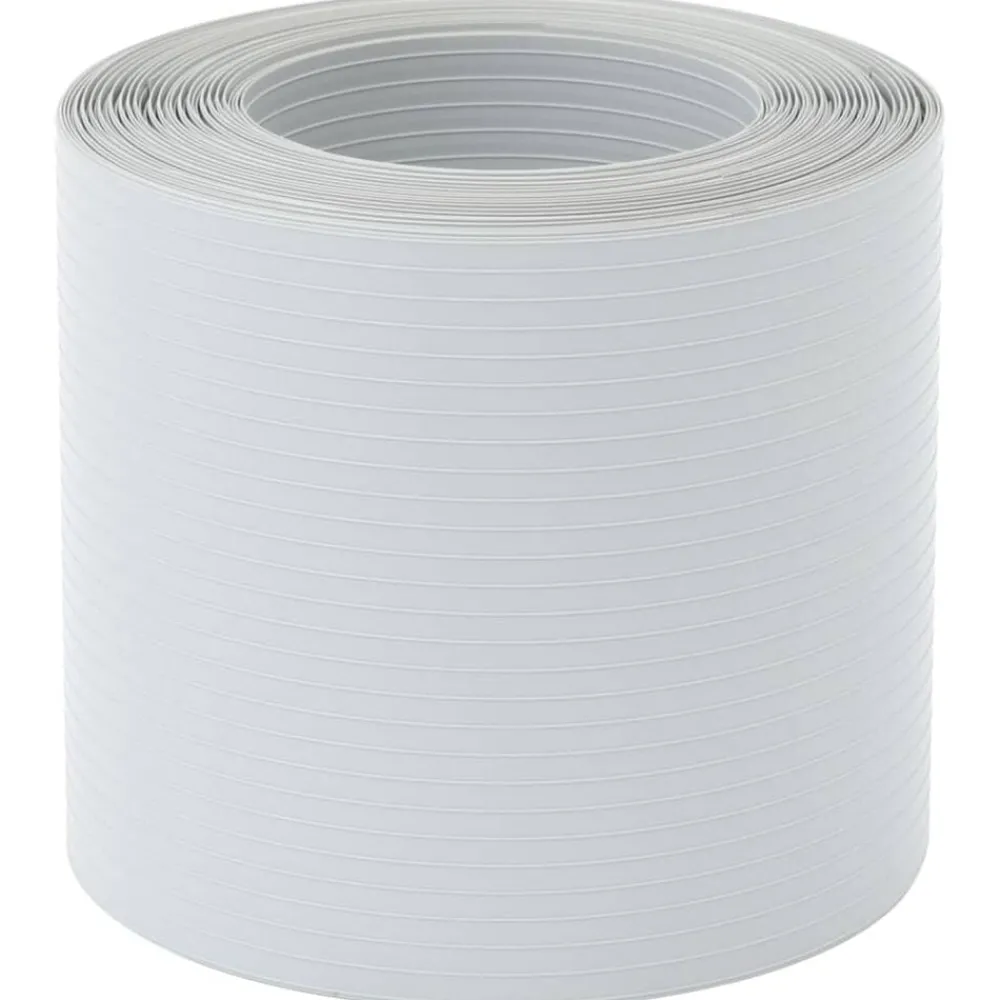 Clôtures & Barrières-vidaXL Brises-vues de jardin 10 pcs 252,5x19 cm PVC Gris clair