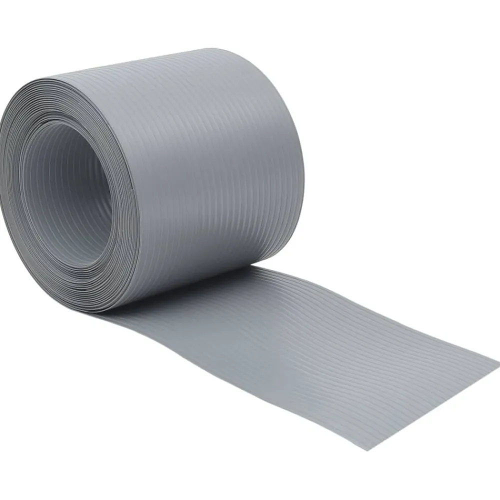 Clôtures & Barrières-vidaXL Brises-vues de jardin 10 pcs 252,5x19 cm PVC Gris