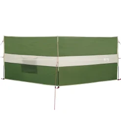 Loisirs De Plein Air-vidaXL Brise-vent de camping 344x120 cm imperméable Vert