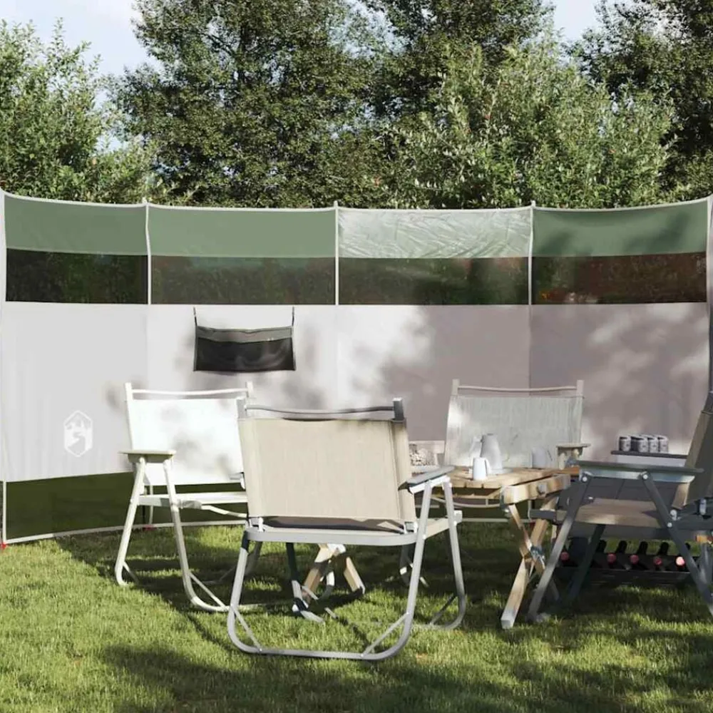 vidaXL Brise-vent de camping 366x152x152 cm imperméable