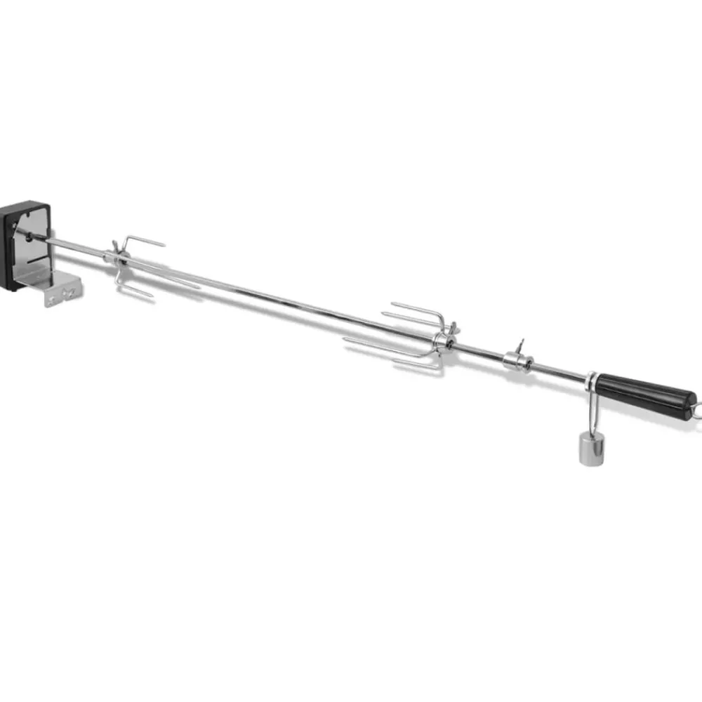 Arts De La Table & Arts Culinaires-vidaXL Broche à rôtir avec moteur 1000 mm Acier