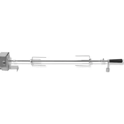 vidaXL Broche à rôtir avec moteur 900 mm Acier