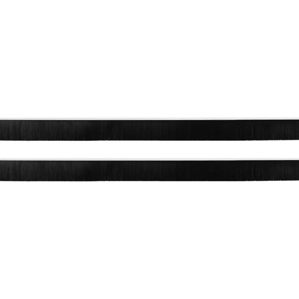 Matériaux De Construction-vidaXL Brosses de porte adhésives 2 pcs 100 cm Blanc
