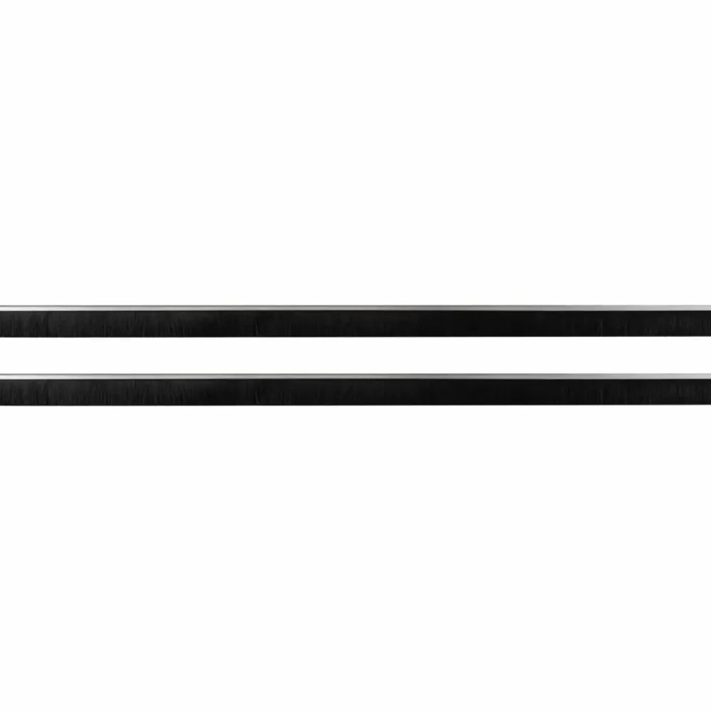 Matériaux De Construction-vidaXL Brosses de porte adhésives 2 pcs 100 cm Argent