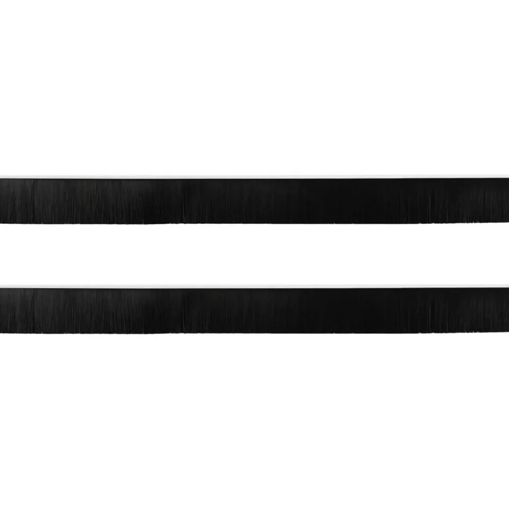 Matériaux De Construction-vidaXL Brosses de porte adhésives 2 pcs 100 cm Blanc