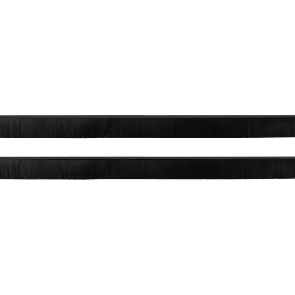 vidaXL Brosses de porte adhésives 2 pcs 100 cm