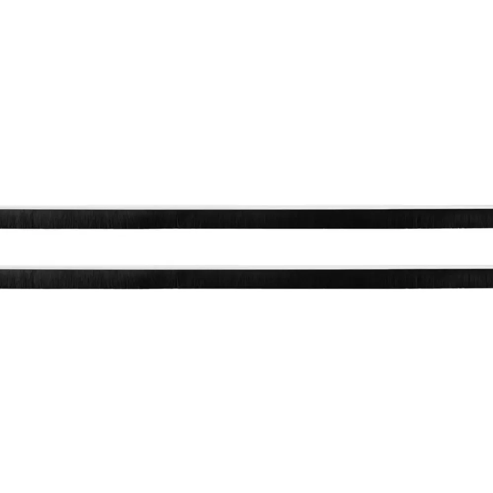 Matériaux De Construction-vidaXL Brosses de porte adhésives 2 pcs 100 cm Blanc