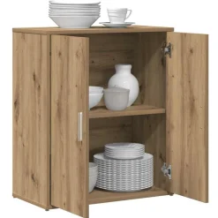 vidaXL Buffet 2 pcs Chêne artisanal 60 x 31 x 70 cm Bois d'ingénierie
