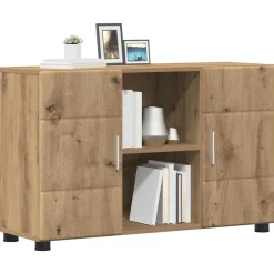 Ensembles De Meubles-vidaXL Buffet avec porte FLORIN Chêne artisanal 88,5 x 30,5 x 55,5 cm ch&ecirc;ne artisanal