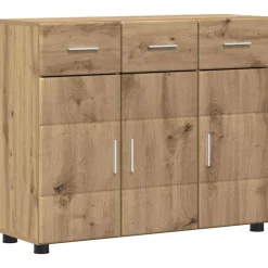 Ensembles De Meubles-vidaXL Buffet avec étagère FLORIN Chêne artisanal 88,5 x 30,5 x 73 cm ch&ecirc;ne artisanal