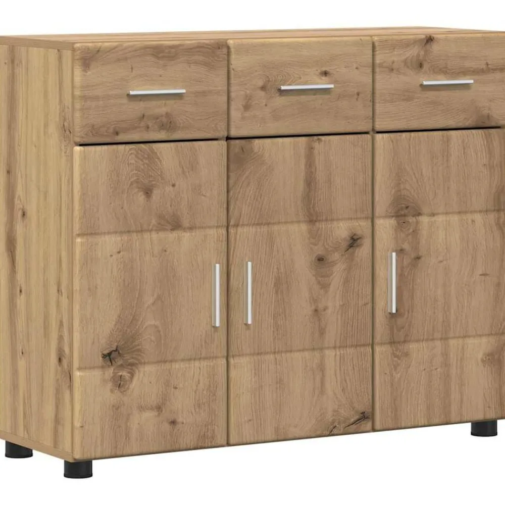 Ensembles De Meubles-vidaXL Buffet avec étagère FLORIN Chêne artisanal 88,5 x 30,5 x 73 cm chêne artisanal