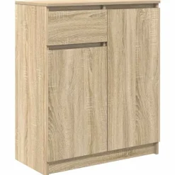 vidaXL Buffet avec tiroir chêne sonoma 71x35x84 cm bois d'ingénierie