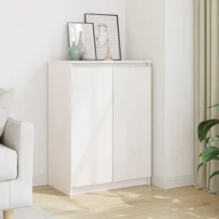 Armoires & Meubles De Rangement-vidaXL Buffet 60x36x84 cm Bois de pin massif Blanc