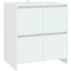 Armoires & Meubles De Rangement-vidaXL Buffet 70x41x75 cm Bois d'ingénierie Blanc