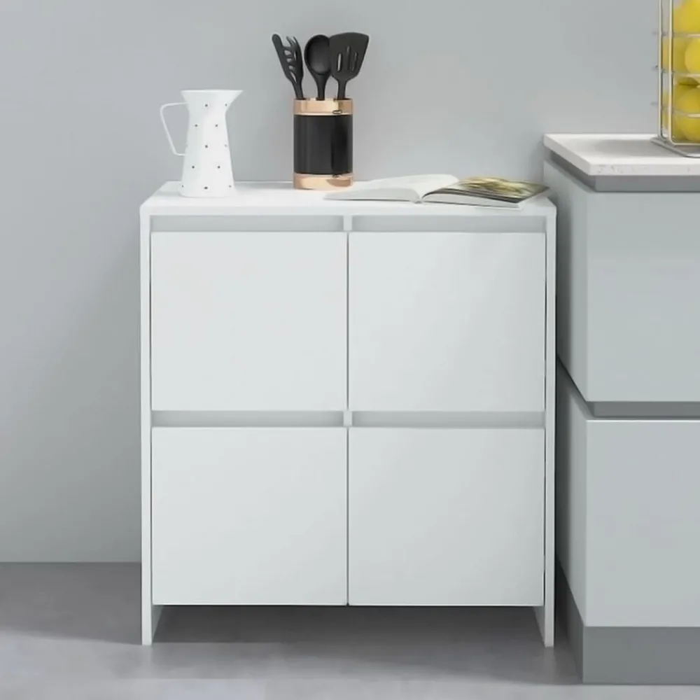 Armoires & Meubles De Rangement-vidaXL Buffet 70x41x75 cm Bois d'ingénierie Blanc