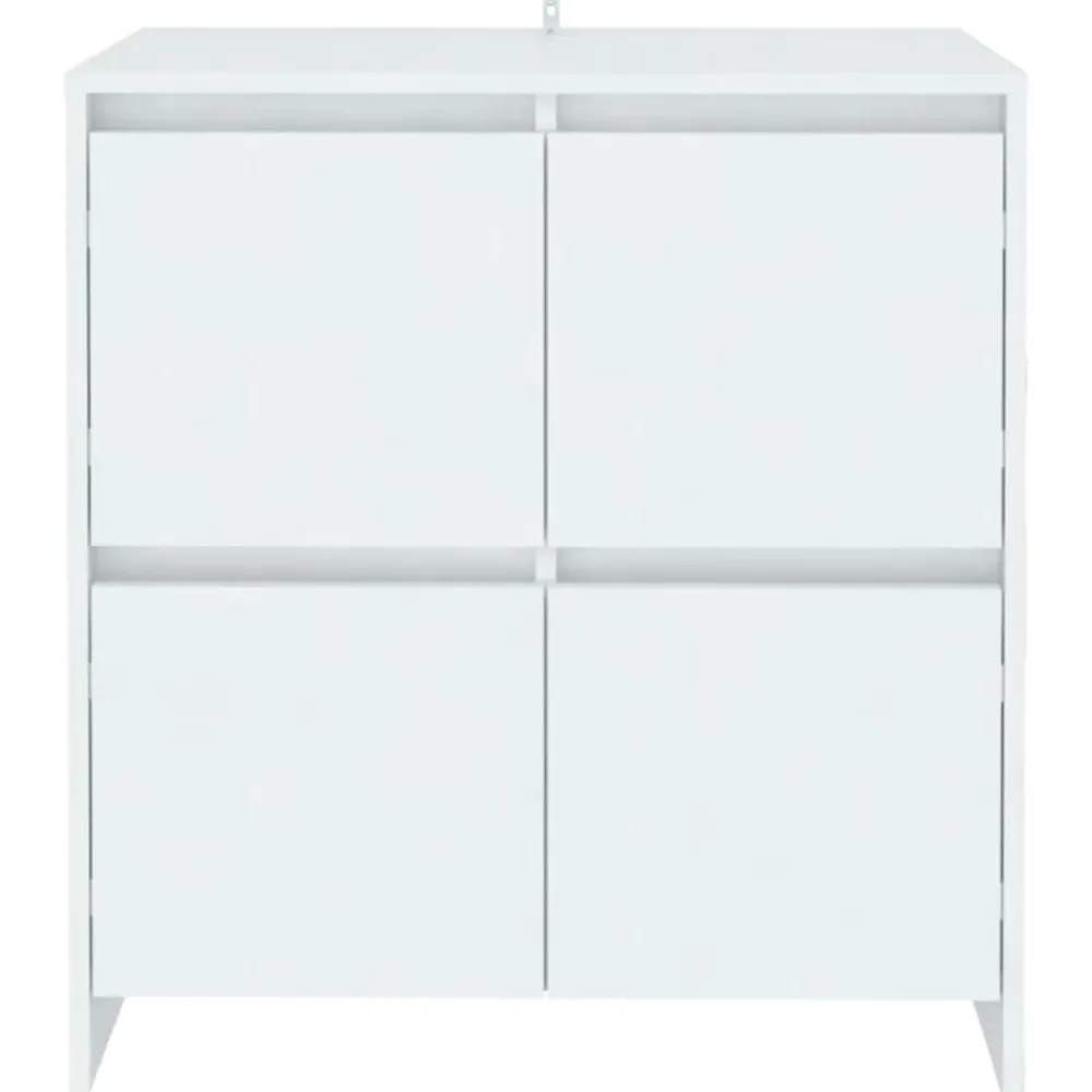 Armoires & Meubles De Rangement-vidaXL Buffet 70x41x75 cm Bois d'ingénierie Blanc