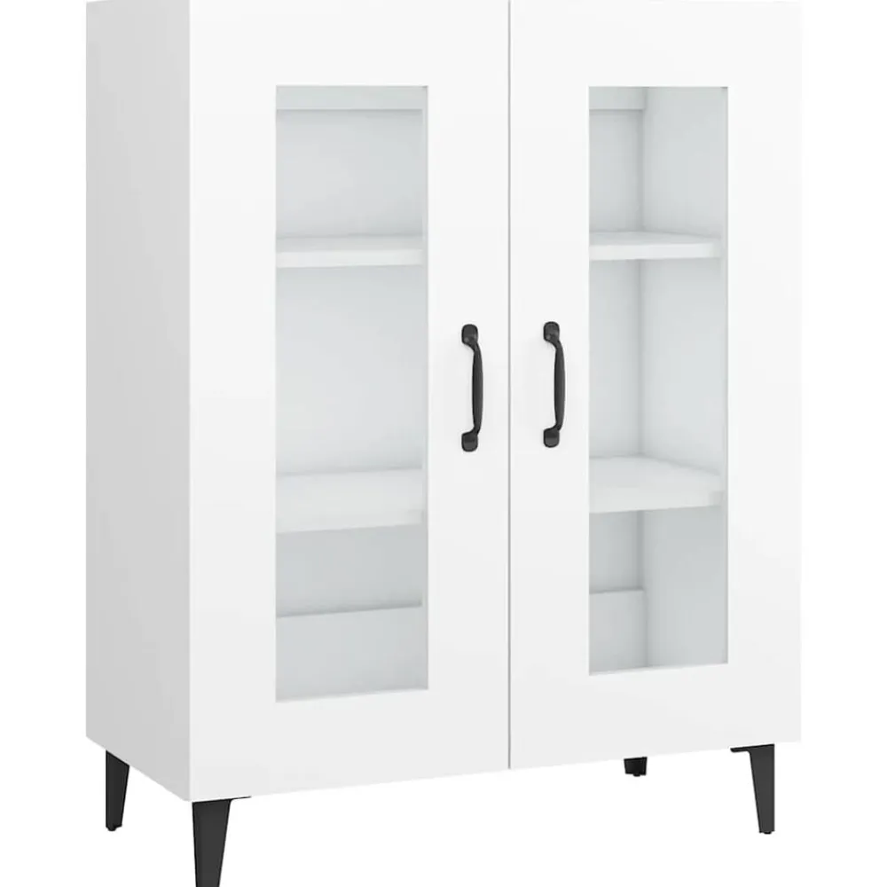 Armoires & Meubles De Rangement-vidaXL Buffet 69,5x34x90 cm bois d'ingénierie Blanc