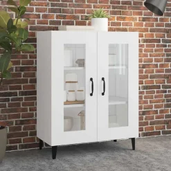 Armoires & Meubles De Rangement-vidaXL Buffet 69,5x34x90 cm bois d'ingénierie Blanc