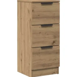 Armoires & Meubles De Rangement-vidaXL Buffet chêne artisanal 30x30x70 cm bois d'ingénierie ch&ecirc;ne artisanal