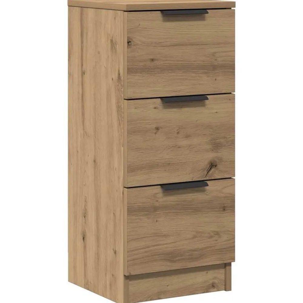 Armoires & Meubles De Rangement-vidaXL Buffet chêne artisanal 30x30x70 cm bois d'ingénierie chêne artisanal