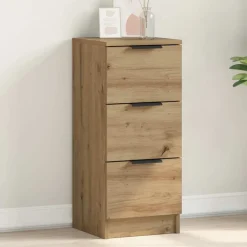 Armoires & Meubles De Rangement-vidaXL Buffet chêne artisanal 30x30x70 cm bois d'ingénierie ch&ecirc;ne artisanal