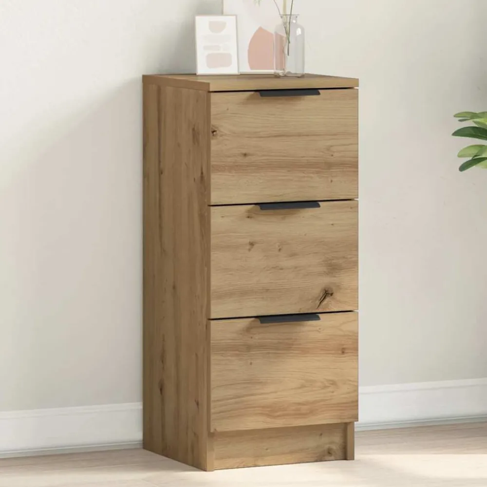 Armoires & Meubles De Rangement-vidaXL Buffet chêne artisanal 30x30x70 cm bois d'ingénierie chêne artisanal