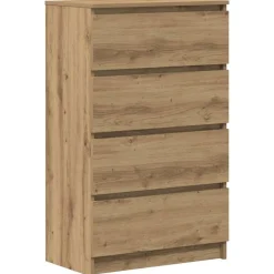 vidaXL Buffet chêne artisanal 60x35x98,5 cm bois d'ingénierie
